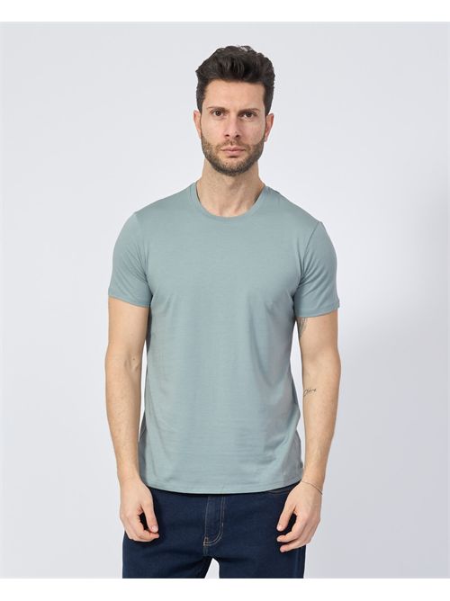 T-shirt ras du cou pour homme AX en coton Pima ARMANI EXCHANGE | 8NZT74-ZJA5ZU9212